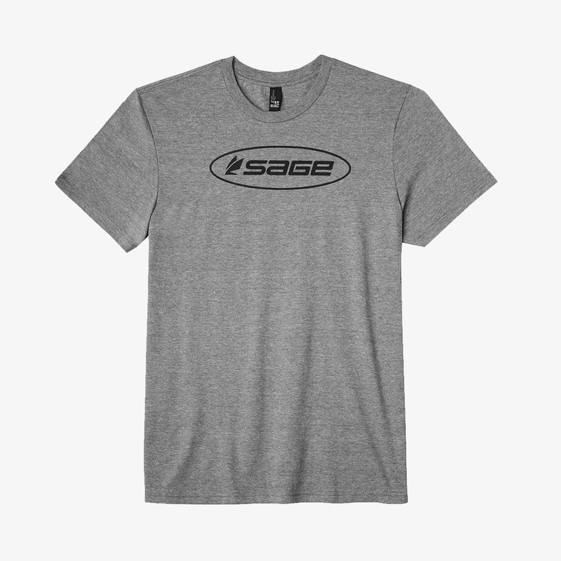 Oval Logo Tee – Gray Frost