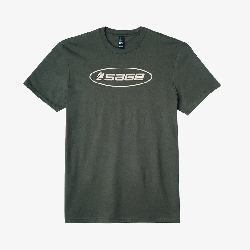 Oval Logo Tee – Olive