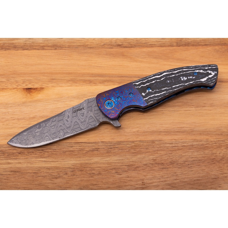 Sean O’Hare Stainless Steel San Mai Damascus Rambler
