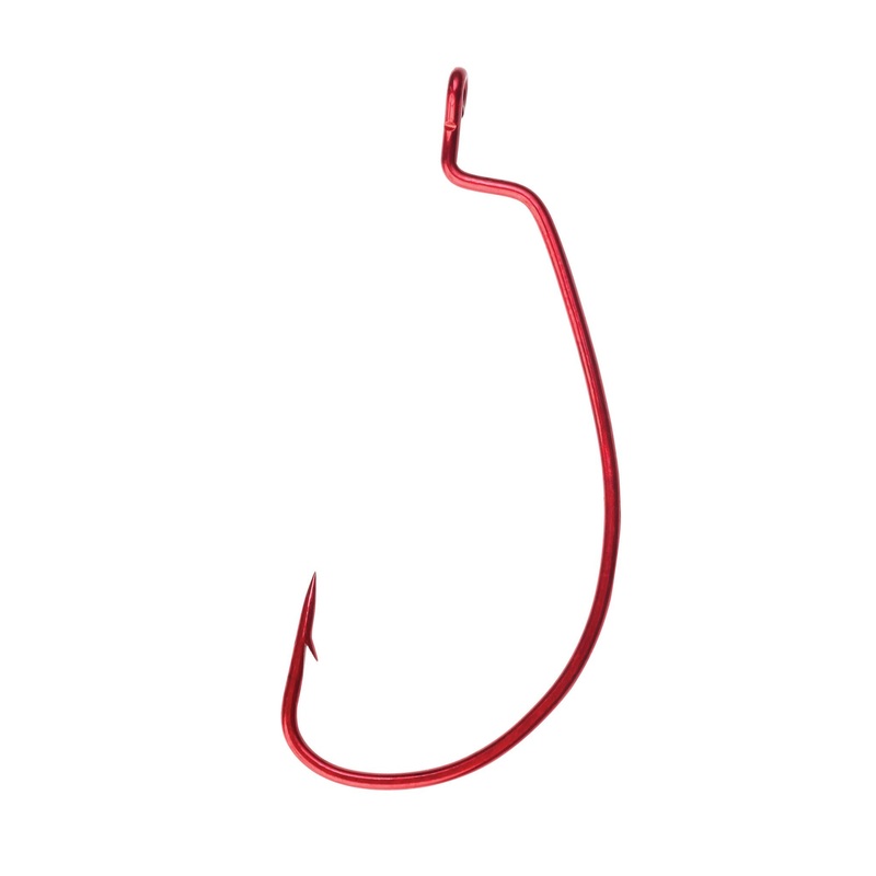 L7092R Red Extra Wide Gap Worm Hook