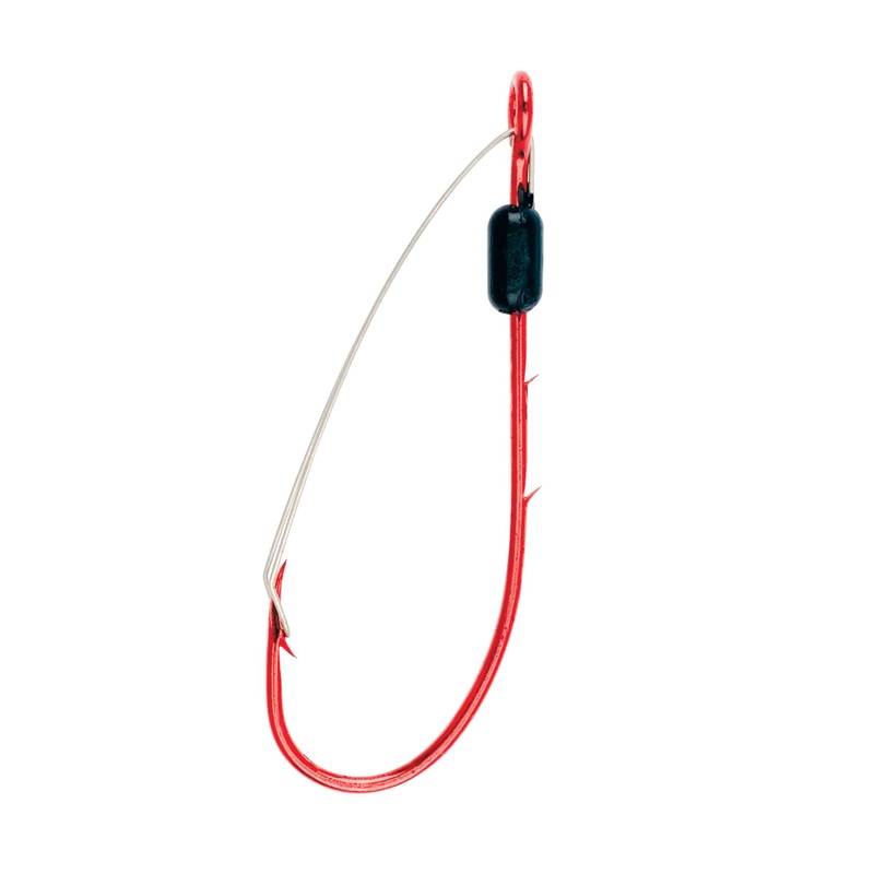 L449WR Red Weedless Baitholder Hook