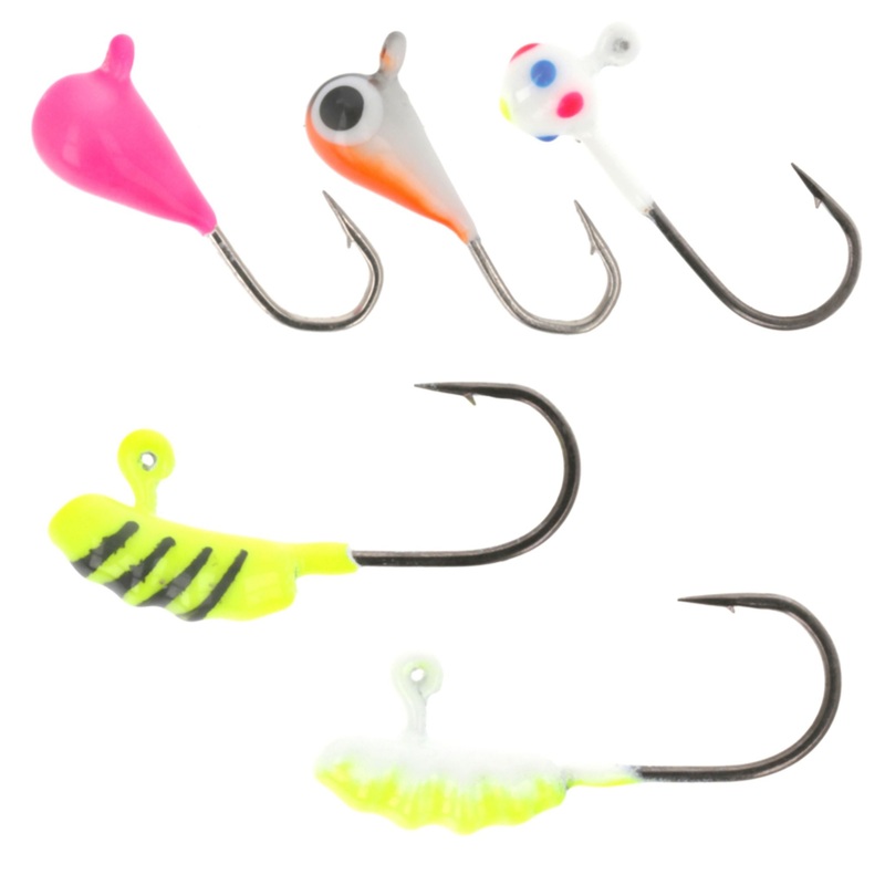 Lazer Sharp Five Pack Tungsten Micro Ice Jigs