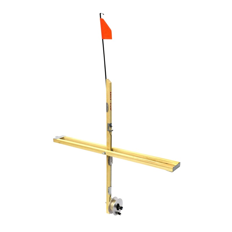 Elite Wood Tip Up Mag W/ 150Yd Ln Mtl Rl