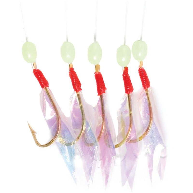 L946 Lazer Sharp Sabiki Rig Uretthane Aurora Wings