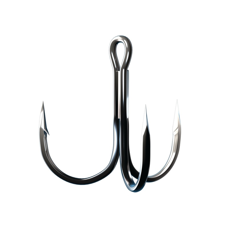 Trokar 3X Round Bend Treble