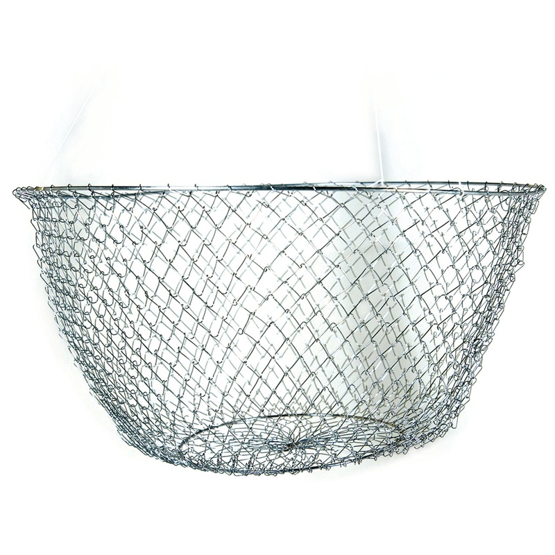 Two-Ring Wire Mesh Crab Net