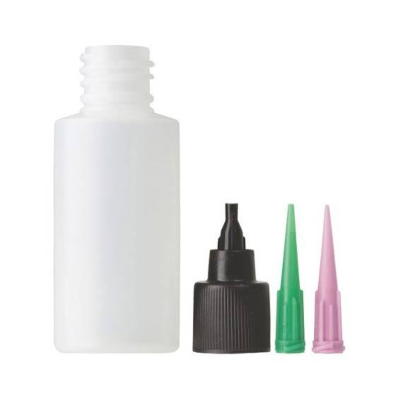Applicator Bottle, Cap & Needles 1 oz