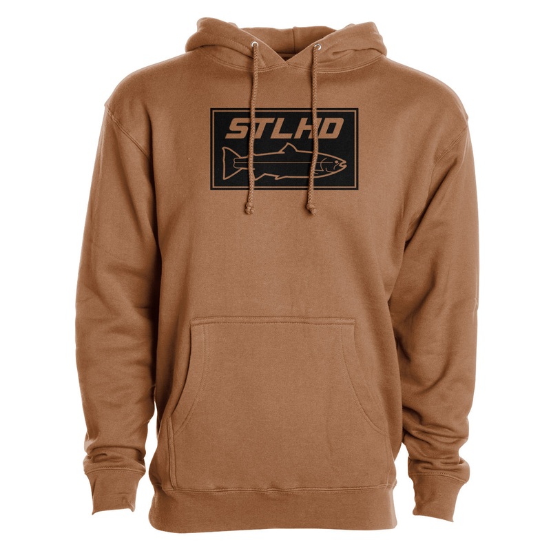 STLHD Men’s Yuba River Saddle Brown Premium Hoodie