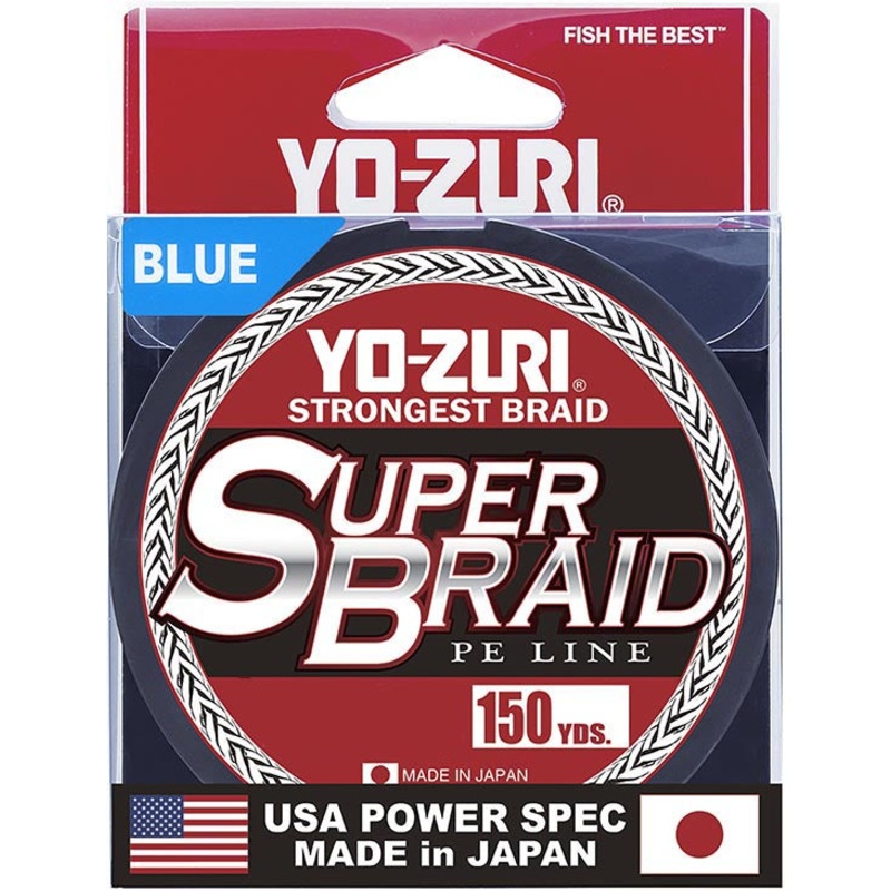 Yo-Zuri SuperBraid Blue – 150 Yard Spool