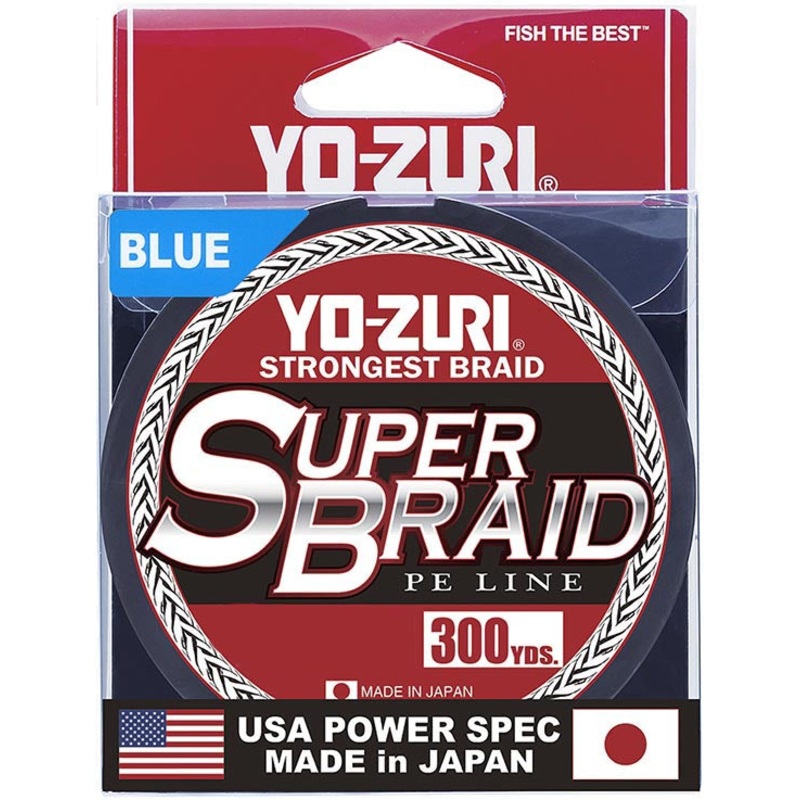 Yo-Zuri SuperBraid Blue – 300 Yard Spool