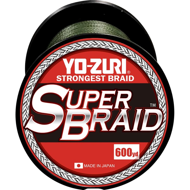 Yo-Zuri SuperBraid Dark Green – 600 Yard Spool