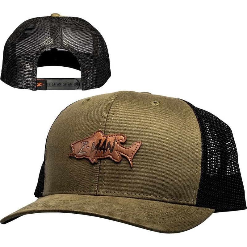 Z-Man Bad AZZ Bass Trucker Hat – Rifle Green/Black