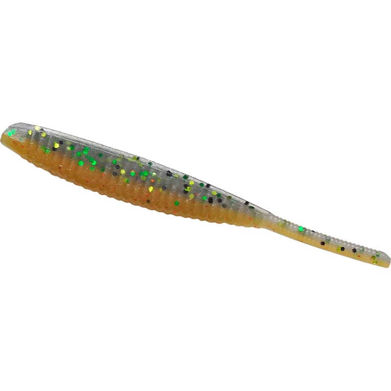 Gary Yamamoto 4 Inch Shad Shape Worm Drop Shot Bait – 10 Pack
