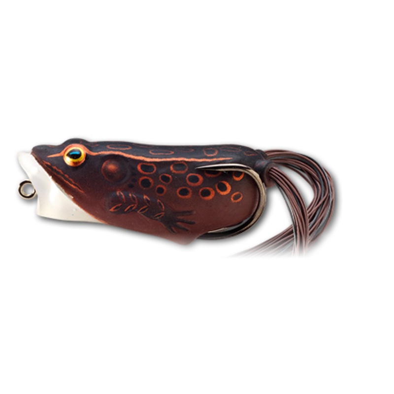 LIVETARGET Popper Frog Hollow Body Topwater Frog