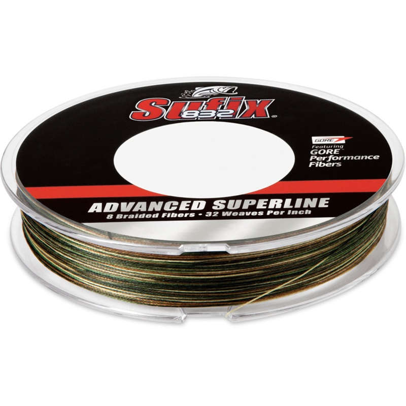 Sufix 832 Advanced Superline Camo Braided Line – 300 Yard Filler Spool
