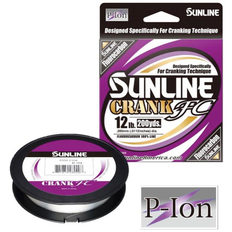 Sunline Crank FC Fluorocarbon Line – 200 Yard Spools