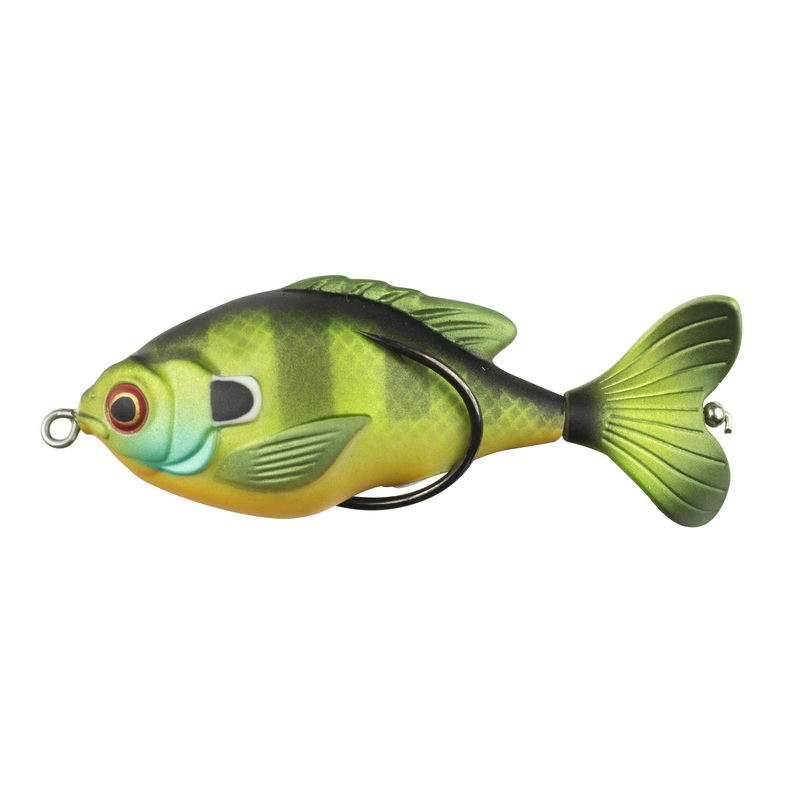Lunkerhunt Propfish Sunfish 3 1/4 inch Hollow Topwater Prop Lure