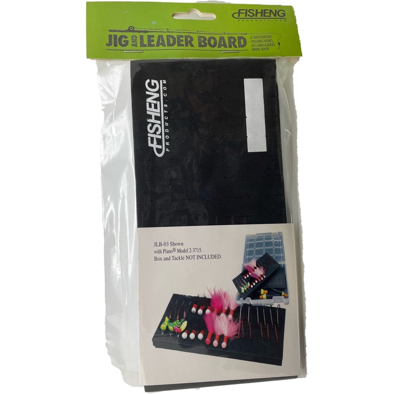 FishEng Jig and Leader Board – Black Foam Leader Board