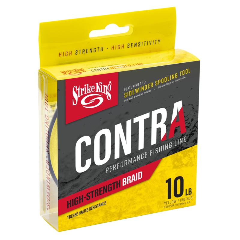Strike King Contra Braid – Hi-Vis Yellow