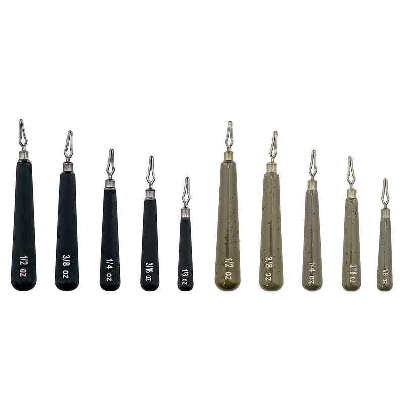 Departure Outdoors Tungsten Skinny – Drop Shot Weights – 5 Pack