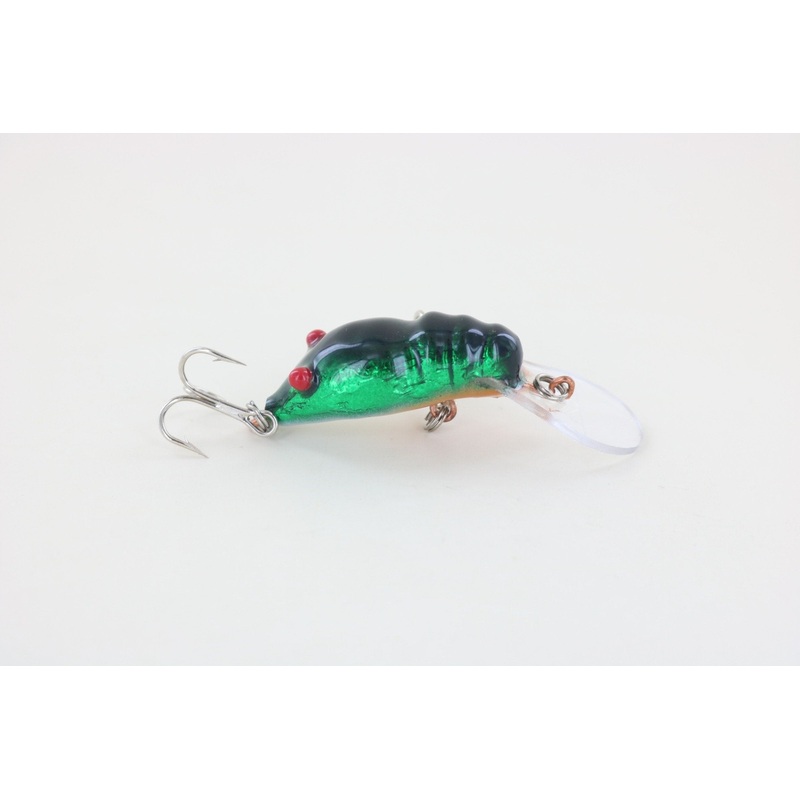 WE Baits Red Eye Craw Green Foil