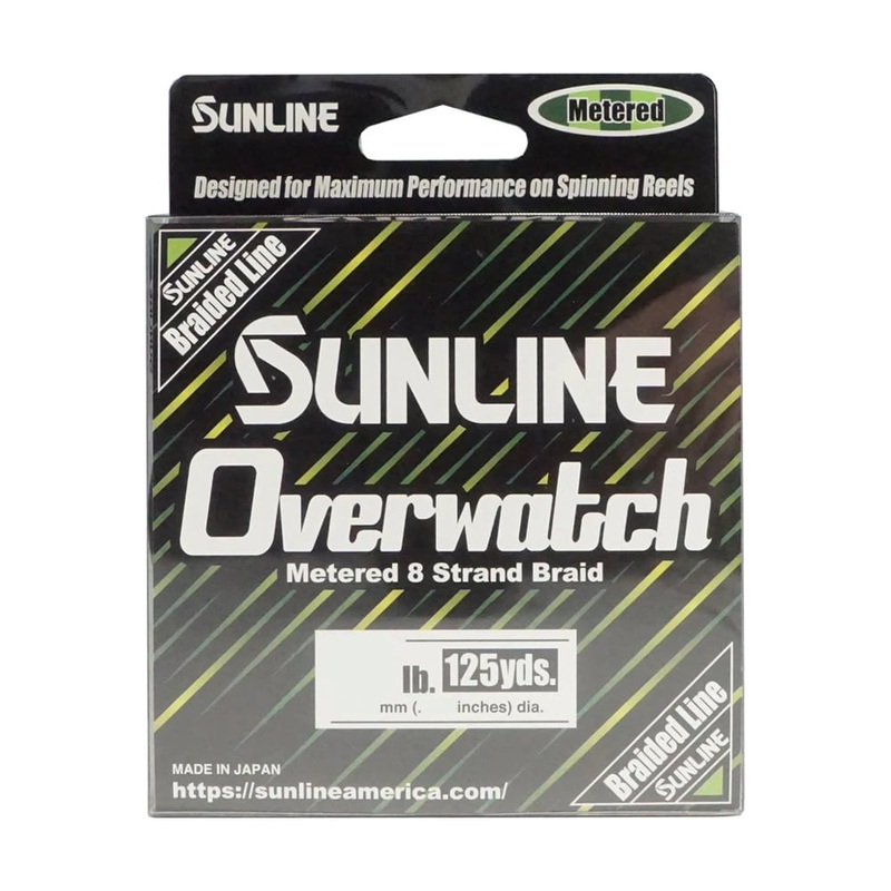 Sunline Overwatch Metered Braided Line