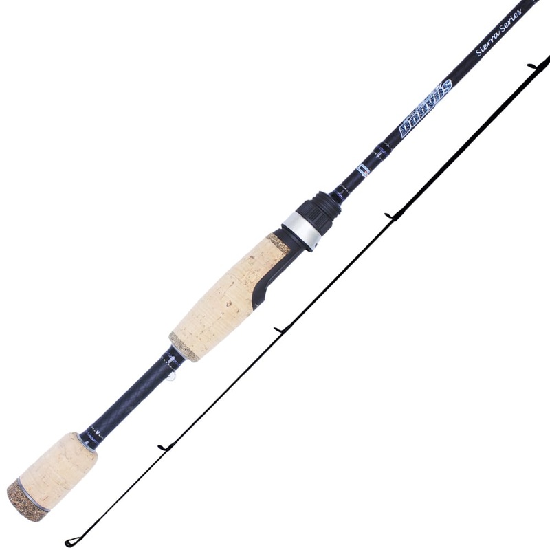 Dobyns Sierra Trout and Panfish Series Spinning Rod 2 Piece 6’2″ Ultra Light | STP 620-2SF