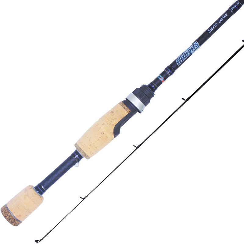 Dobyns Sierra Trout and Panfish Series Spinning Rod 2 Piece 7’4″ Light | STP 741-2SF