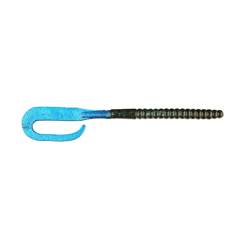 Berkley Powerbait Power Worm 10″ Black/Blue | PBBPW10-BB