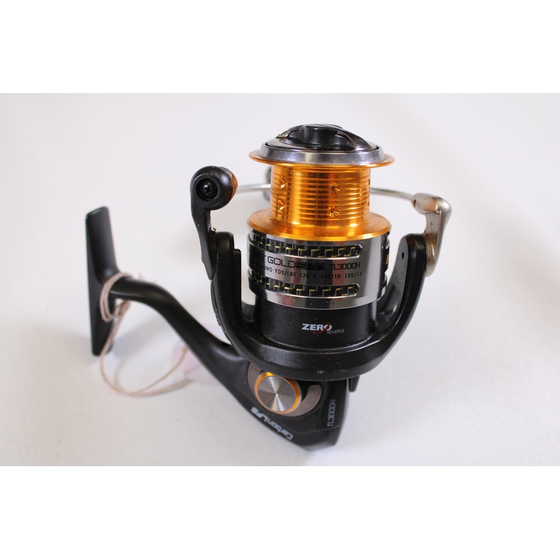 Lew’s Gold Spin Carbon LFS TL3000H 6:1:1 – Used Spinning Reel – Very Good Condition